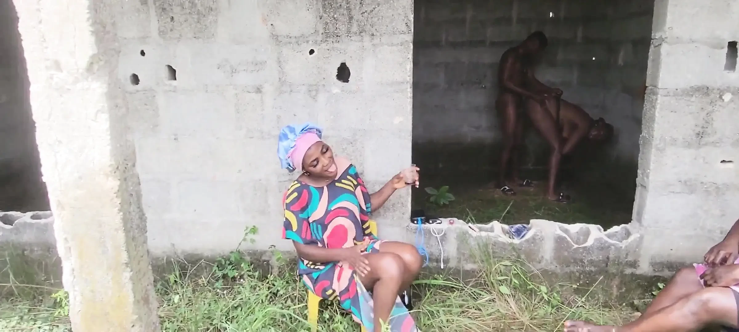 Fucking His Girlfriends in Uncompleted Building