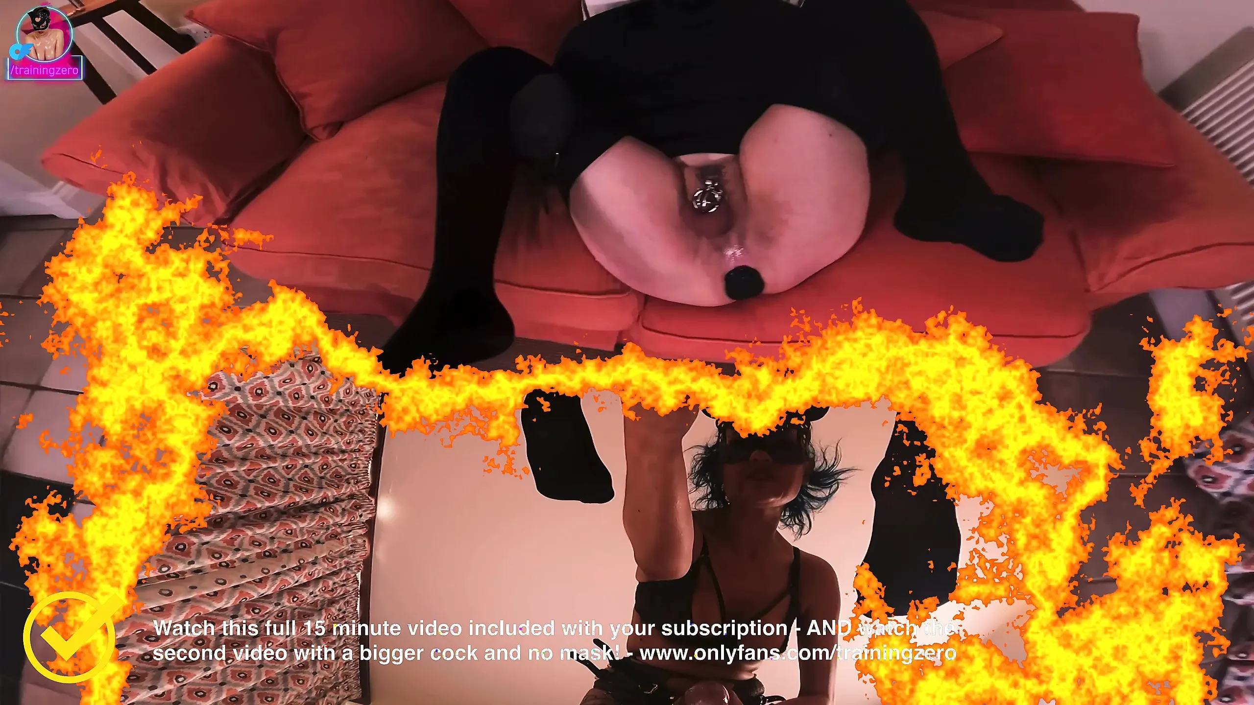 Training Zero Anal Pegging Like a Slut with my Strapon Femdom Bondage Slave